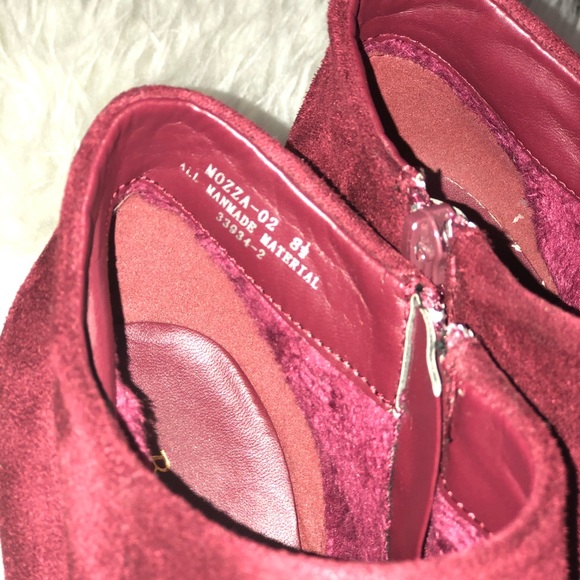 Burgundy booties - Picture 5 of 6